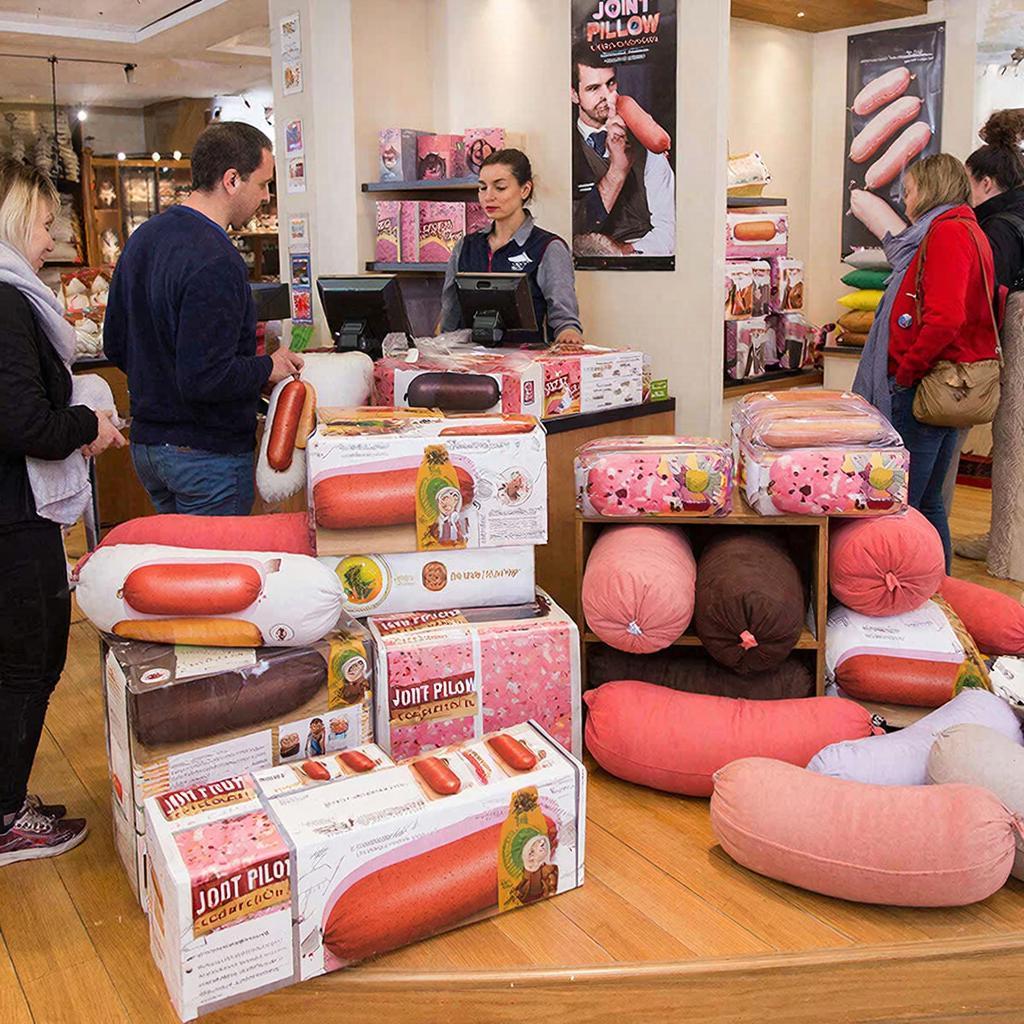 Подушка-сосиска от Telegram-канала и производителя матрасов