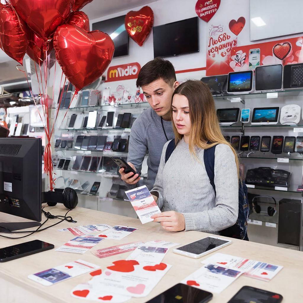 М.Видео пошутила над подарками на День всех влюблённых