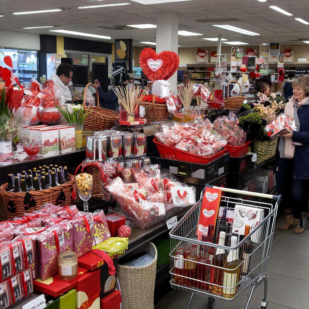 Романтичный набор продуктов от британских ритейлеров ко Дню святого Валентина