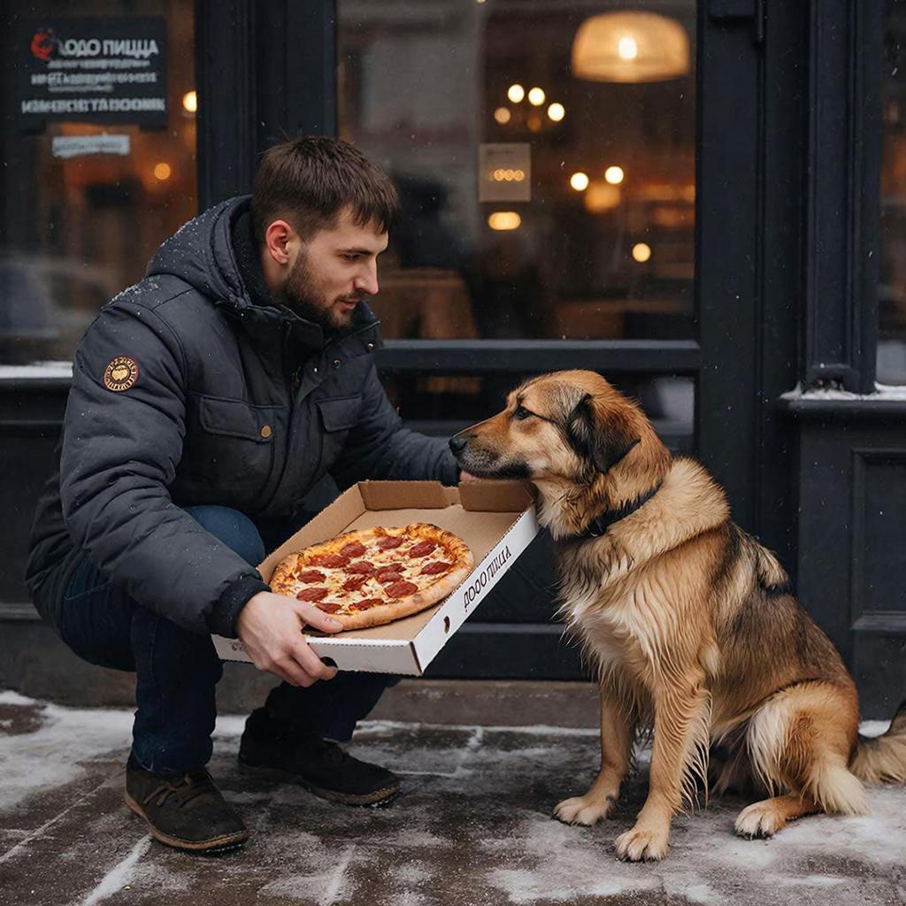 Додо Пицца Челябинск уволила курьера за помощь дворняге