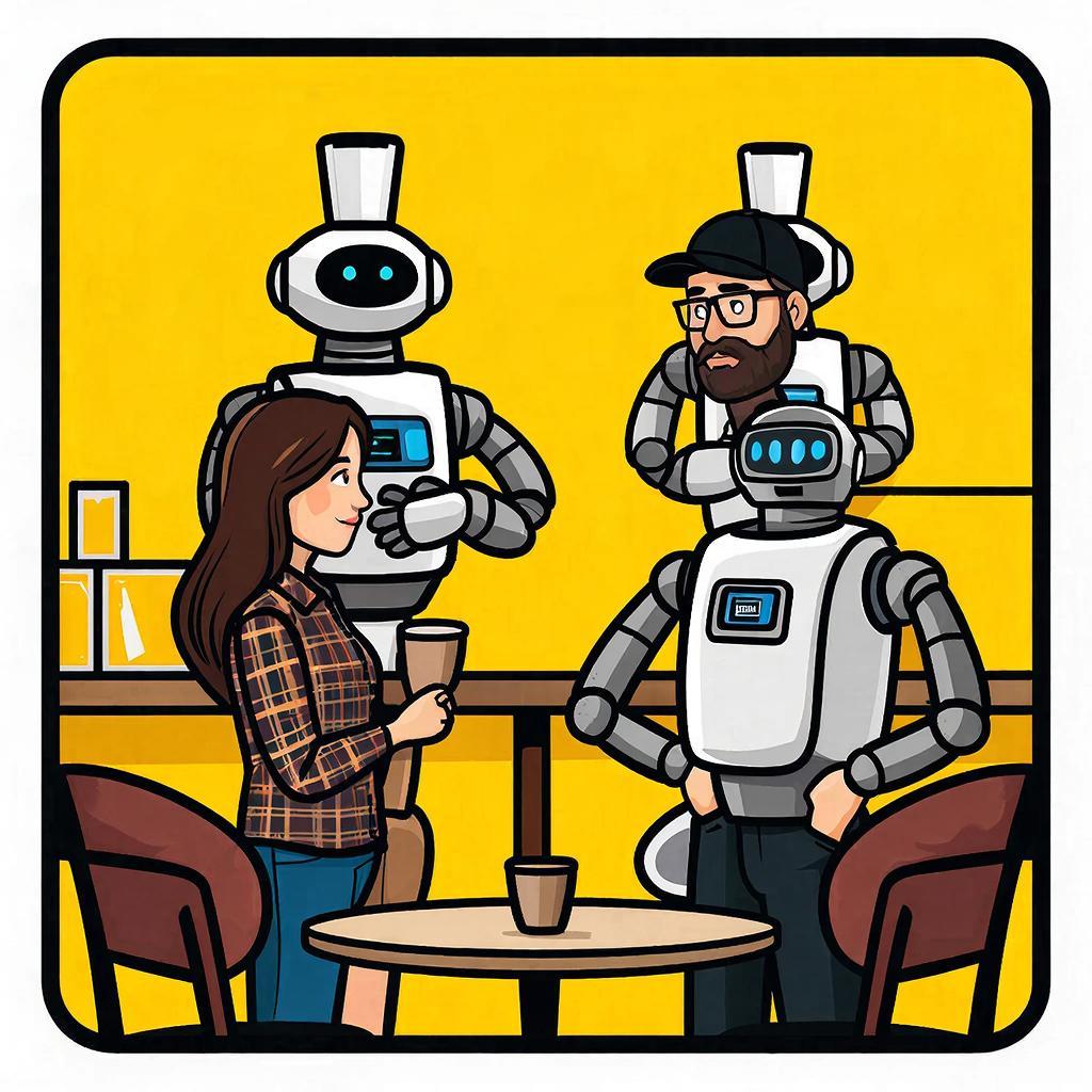 Флагманский ресторан «Вкусно — и точка»: роботы официанты и кафе премиум-класса