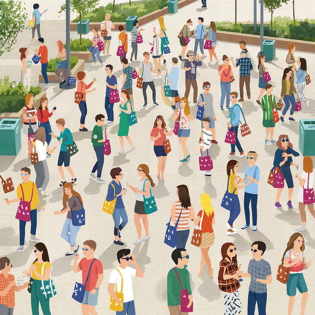 Экосумки с принтами покоряют молодёжь 🌿