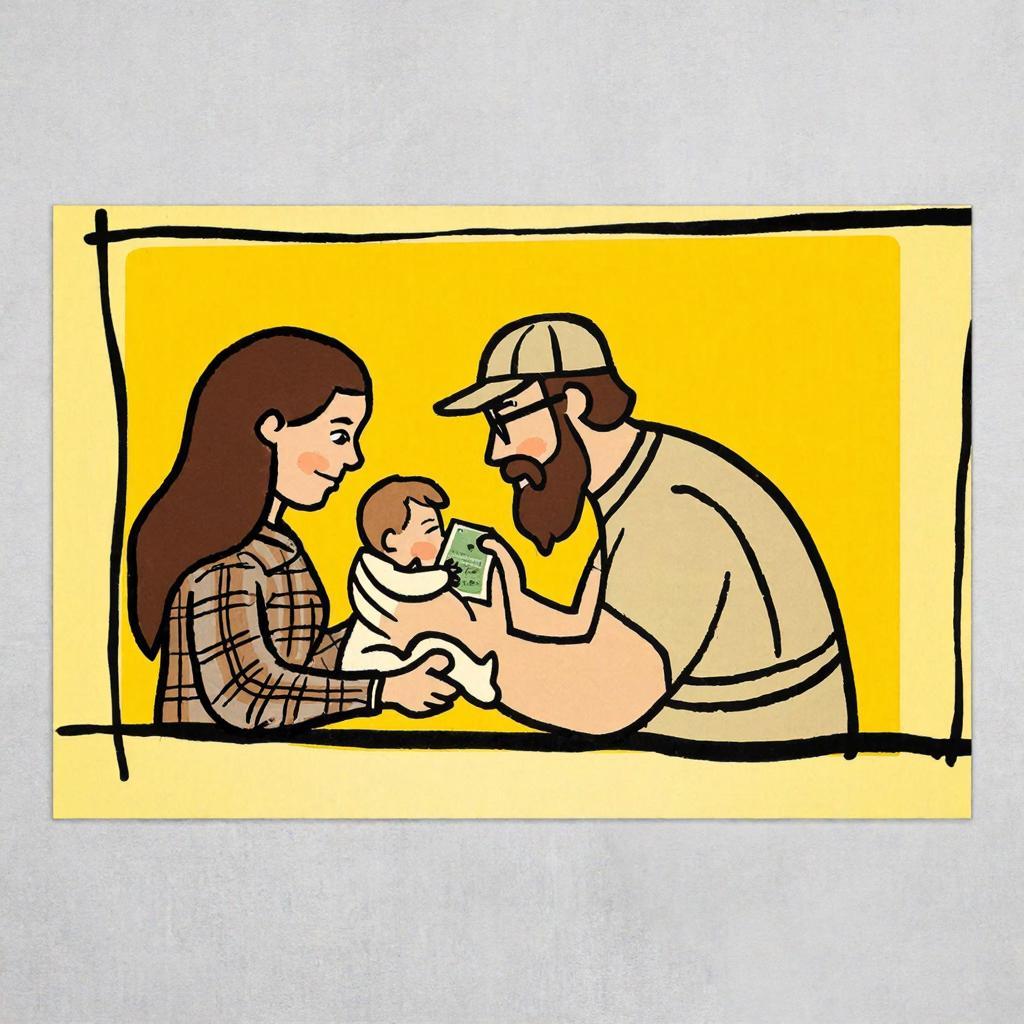 Папам дадут поллимона за уход за детьми