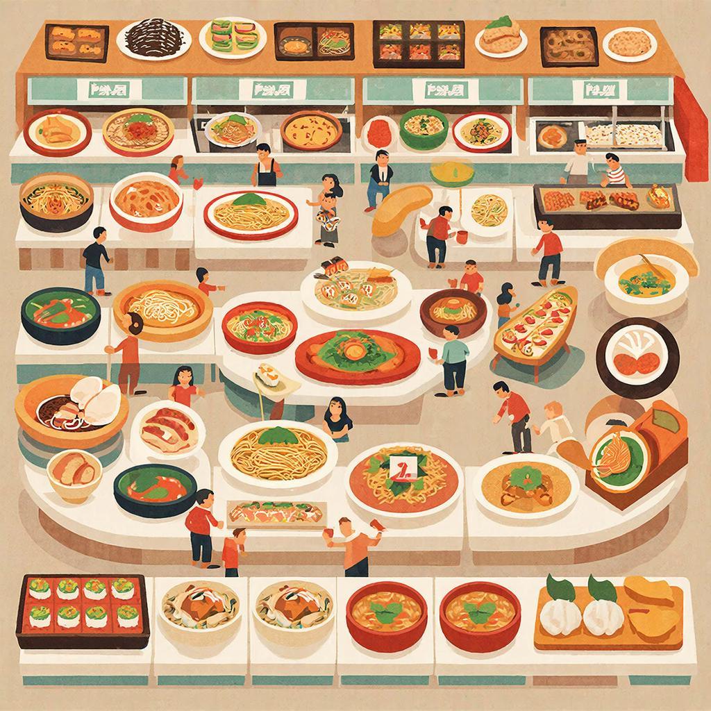 Фудхоллы полюбили азиатскую кухню и грузинские хачапури