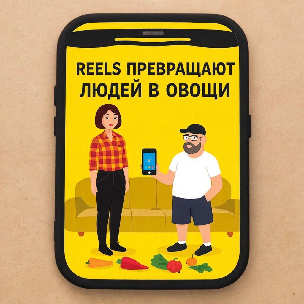 Рилсы превращают людей в овощи