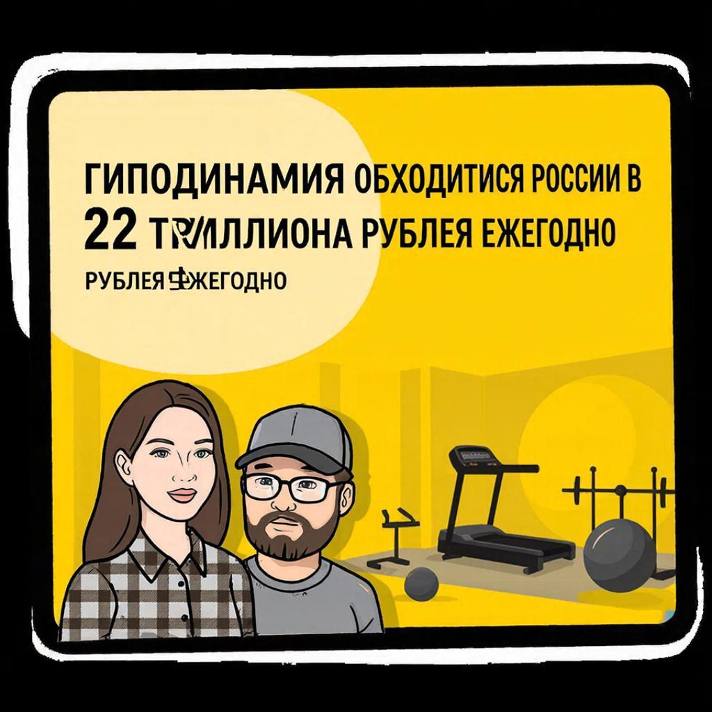 Гиподинамия обходится стране в 22 триллиона ₽ ежегодно
