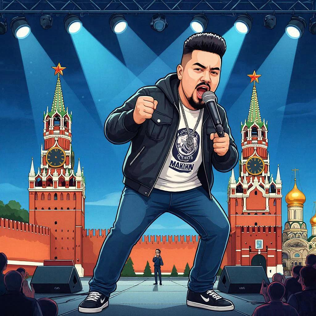 Макан зажёг в Кремле на день Росгвардии