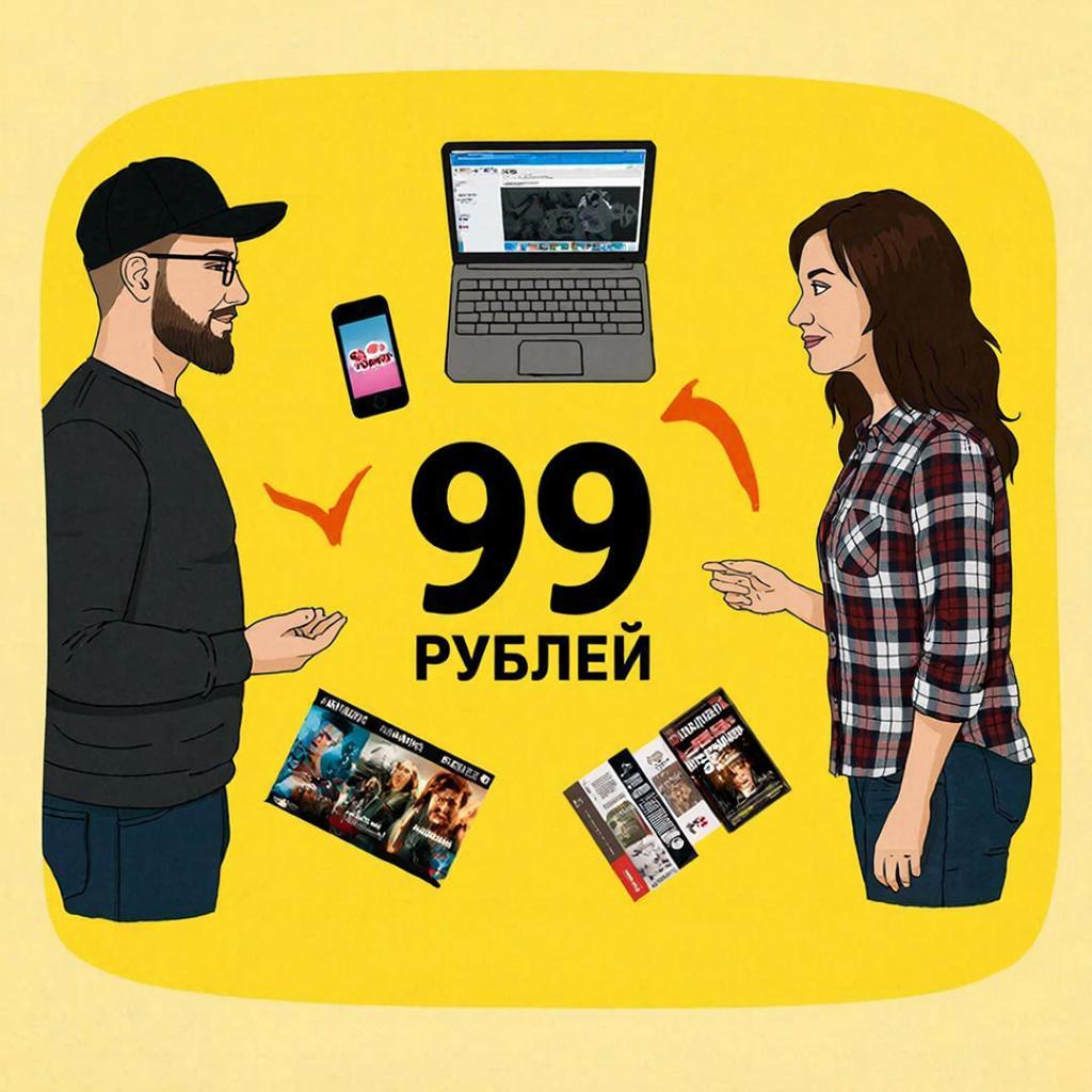 Стриминговые сервисы продают фильмы с торрентов всего за 99₽