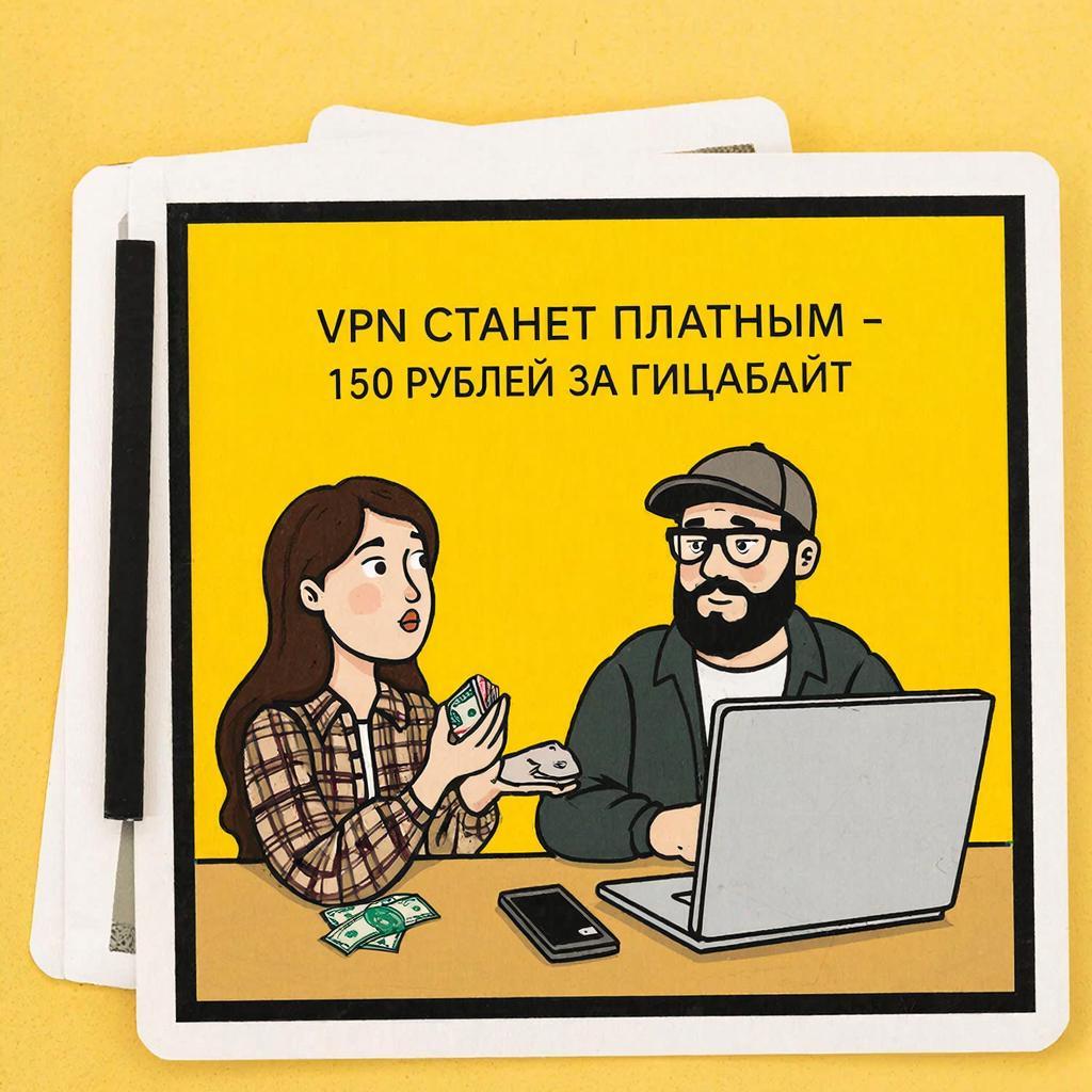 VPN станет платным: готовьте 150₽ за гигабайт