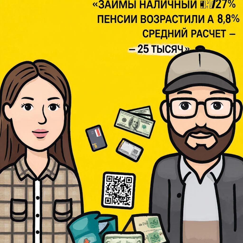 Кредиты растут, пенсии радуют, QR-код тормозит