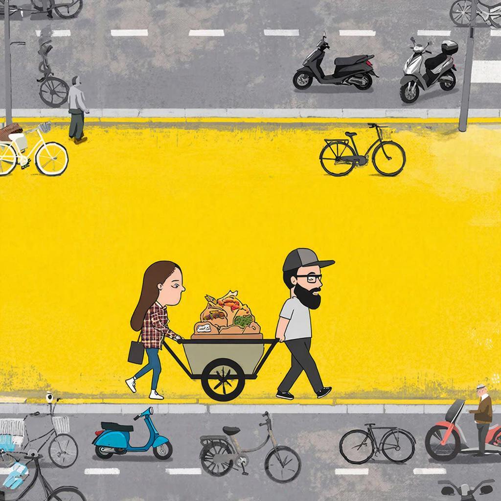 Москва выгонит курьеров с тротуаров