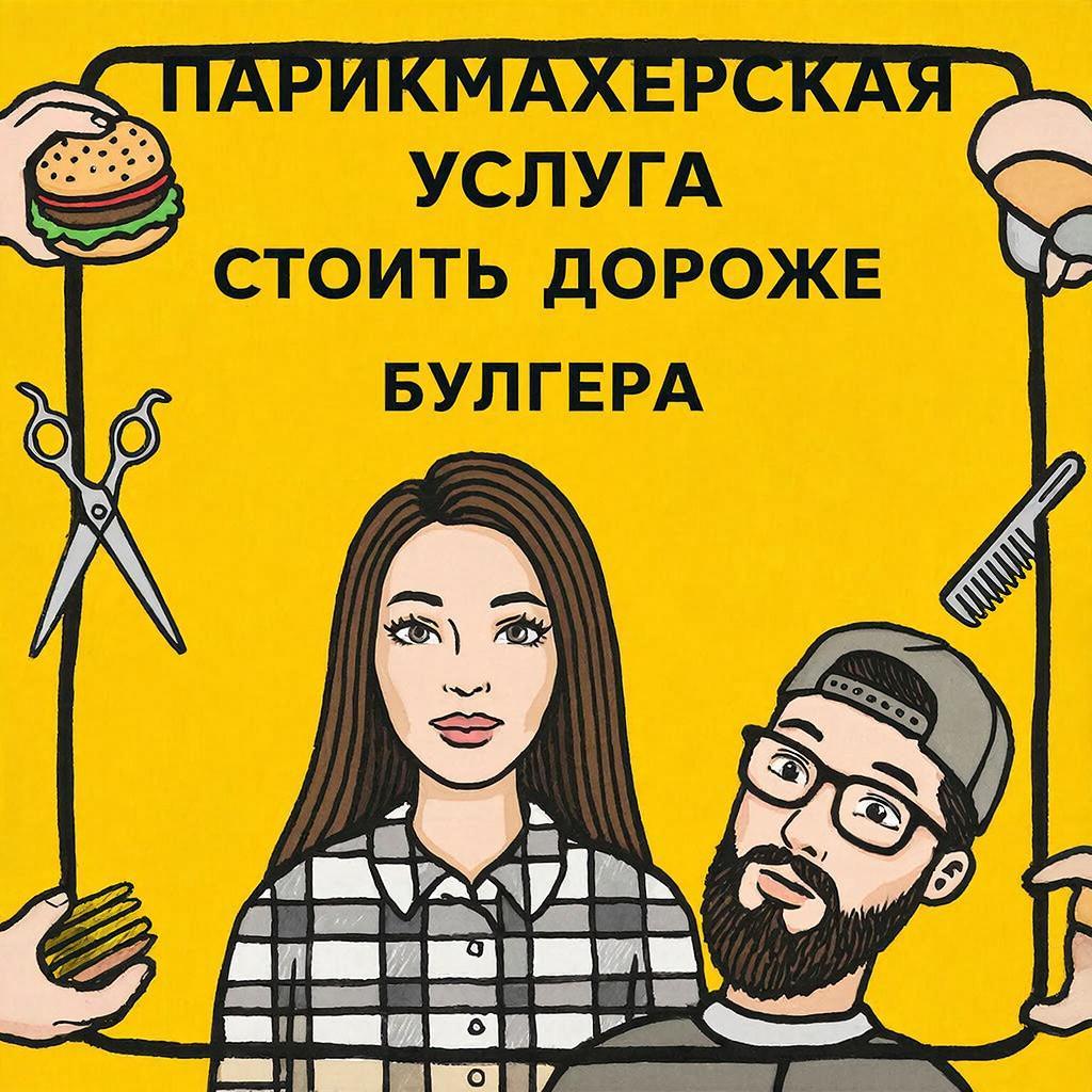 Стрижка теперь стоит дороже бургера
