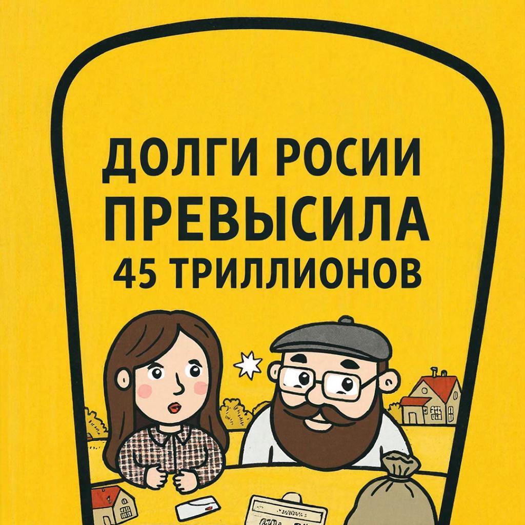 Долги россиян перевалили за 45 триллионов
