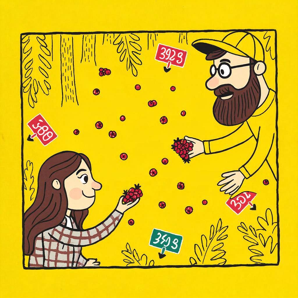 Клубника по тысяче, голубика — три с половиной