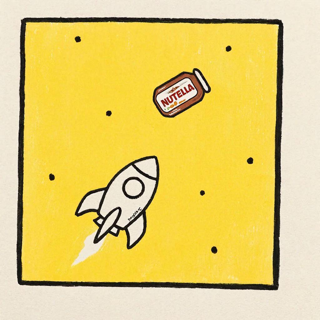 Nutella засветилась в космосе бесплатно